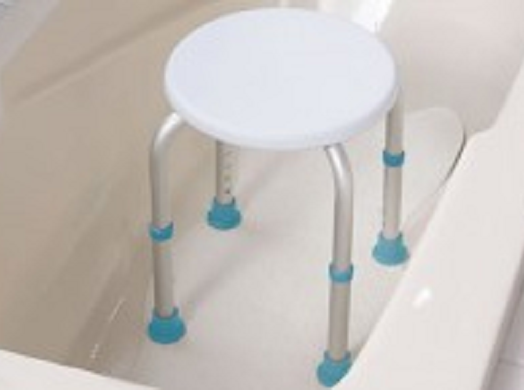 thumbnail image 2 of AquaSense Adjustable Shower Stool - Lightweight Bath Seat For Safety & Comfort 2 of 10